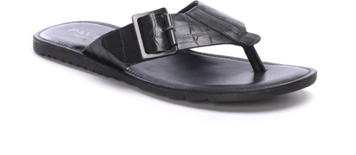 

Pavers England Men BLACK CROC Sandals