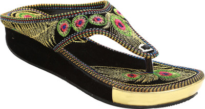 

Ridhi Sidhi Women Black Wedges