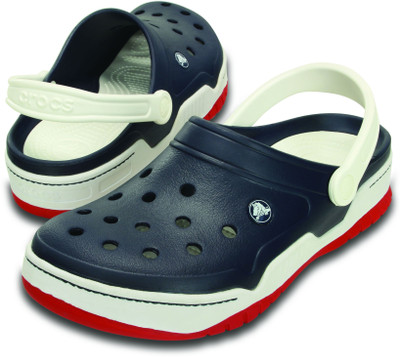 Crocs Boys Sports Sandals, Navy/white