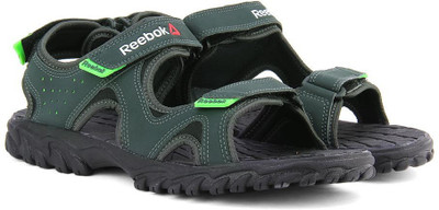 

REEBOK Men GRAVEL/NEON GREEN/BLK Sports Sandals