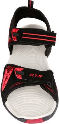RTS Men Black/Red Sandals
