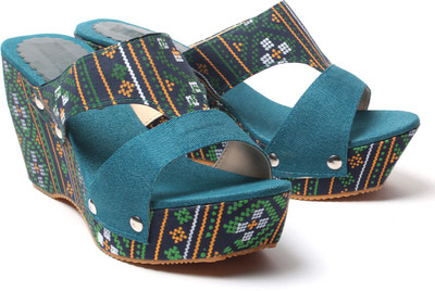 

Nell Women Blue Wedges