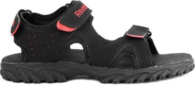 Reebok Men BLACK/RED RUSH/EARTH Sports Sandals