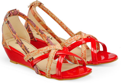 

Nell Women Red Wedges