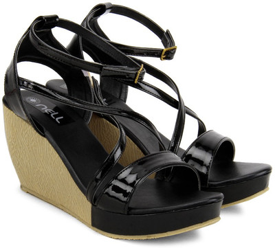 

Nell Women Black Wedges