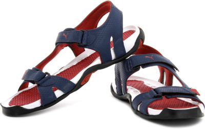 

Puma Men 01, Insignia Blue, High Risk Red Sports Sandals
