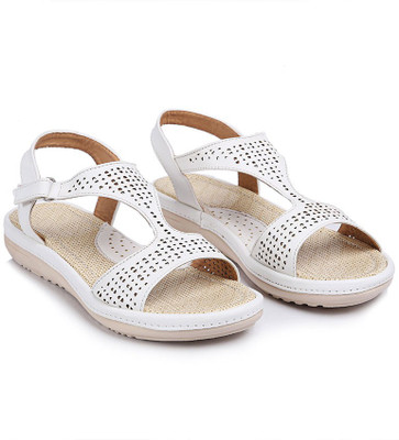 

Bare Soles Women white Flats
