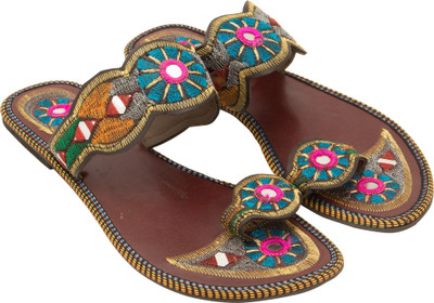 

Footrendz Women Burgundy::Blue::Pink::Orange Flats