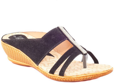 

Dolphin Miles Women Black Wedges