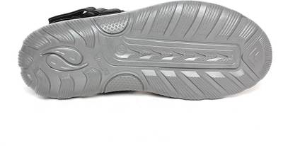 Walkline Men Black Sandals