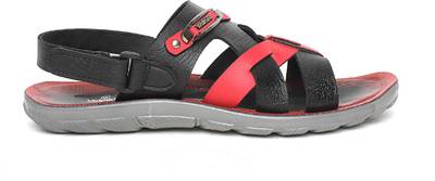 Walkline Men Black Sandals