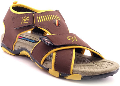 

Knoos Men Brown::Yellow Sandals