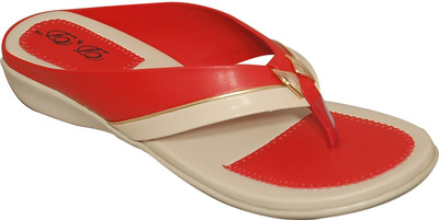 

D&D Women Red Flats