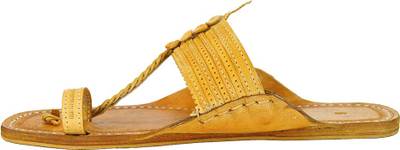eKolhapuri Men Yellow Sandals