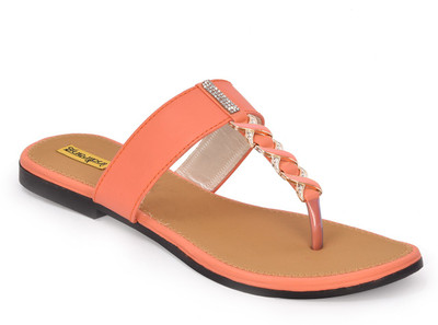 

Indirang Women Orange Flats