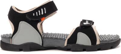 Sparx Men Black Grey Sports Sandals