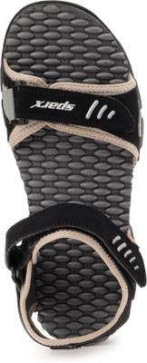 Sparx Men Black Grey Sports Sandals