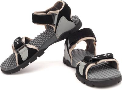 Sparx Men Black Grey Sports Sandals