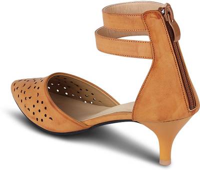 Kielz Women Tan Heels