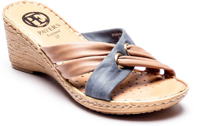 

Pavers England Women BLUE MULTI Clogs