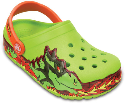 

Crocs Boys & Girls Sling Back Clogs(Green, Volt green