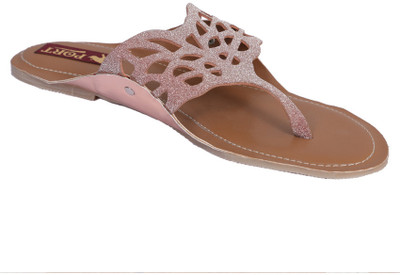 

Port Women Gold Flats