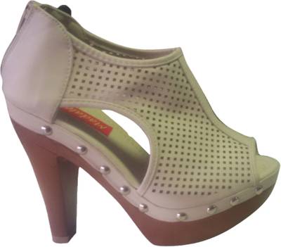 Alexus Women Beige Heels