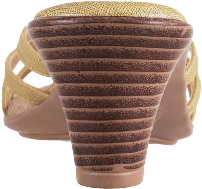 Mochi Women 33,Yellow Heels