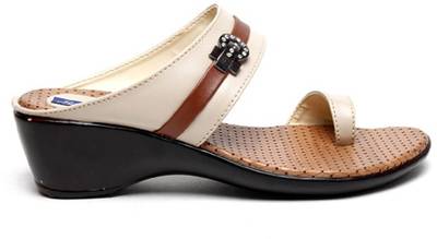 Shoekool Women Cream Heels