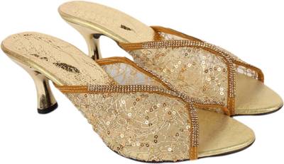 Rialto Women Gold Heels