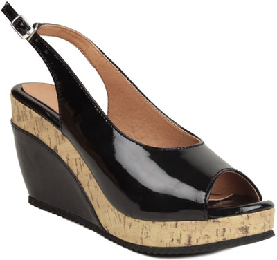 

Bruno Manetti Women Black Wedges
