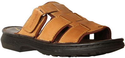 

Bata Men Tan Light Brown Sports Sandals