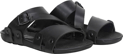 

Kraasa Men Black Sandals