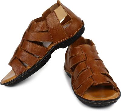Adreno Men Tan Sandals