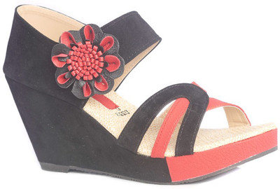 

Dolphin Miles Women Black Wedges