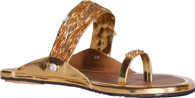 

Royal Collection Women Golden Flats