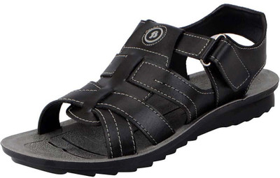

Bata Men Black Sandals