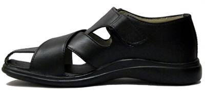 Shopolozy Men Black Sandals