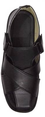Shopolozy Men Black Sandals