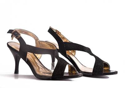 Vanson Women Black Heels