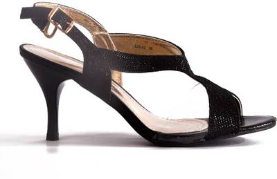 Vanson Women Black Heels
