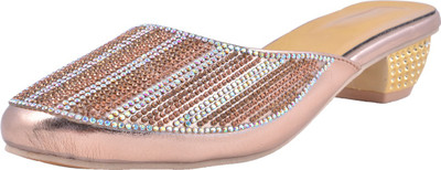 

Adorn Women Golden Heels