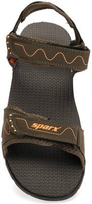 Sparx Men Olive Yellow Sandals