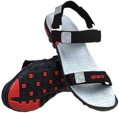 Sparx Men Black Sandals