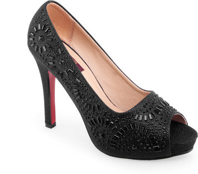 

Shuz Touch Women BLACK Heels