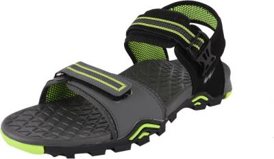 Campus Men Black Sandals