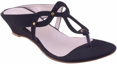 

Adorn Women Black Wedges