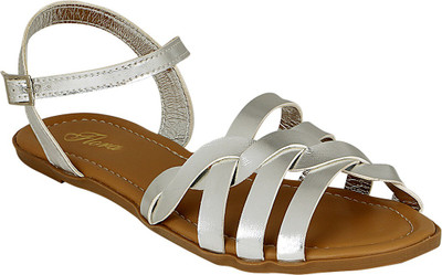 

Flora Women Silver Flats