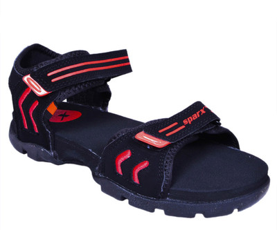 

Sparx Men Black Red Sports Sandals