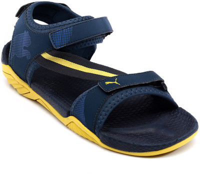 

Puma Men Blue And Yellow Sandals